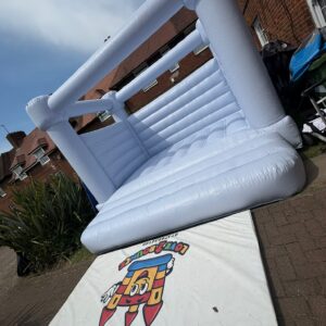 Pastel Blue Bouncy Castle