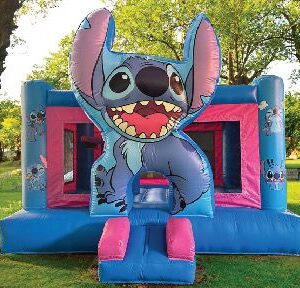 stitch bouncy castle