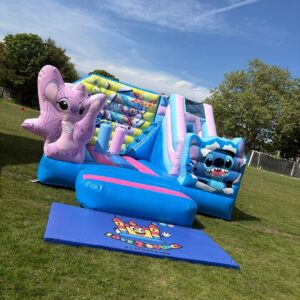 stitch bouncy castle